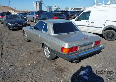 1985 Mercedes-Benz 380 Sl z USA, uszkodzony, nr VIN WDBBA45C8FA035077